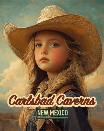 Carlsbad Little Miss Cowgirl art print