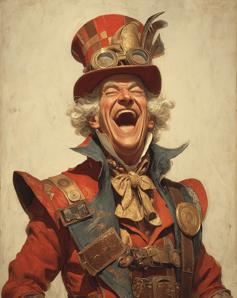 Distinguished Mad Hatter art print