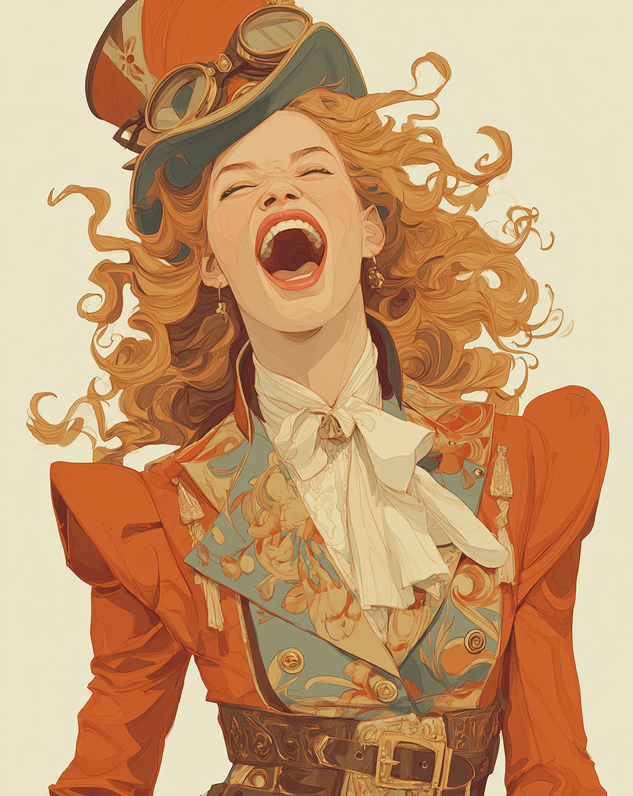 Mad Hatter Hellen art print
