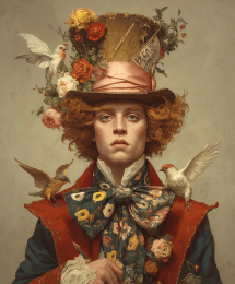 Mad Hatter Portrait art print