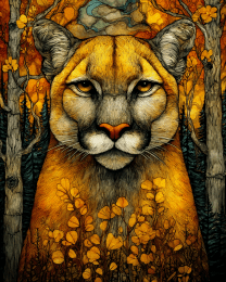Stylized Mountain Lion