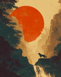 Wolf in Canyon