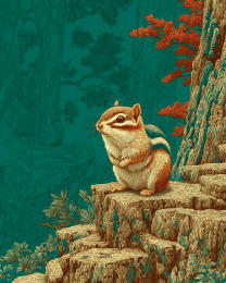Japandi Chipmunk