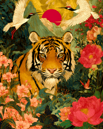 Tiger & Cranes
