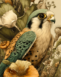 Vintage Kestral in Flora
