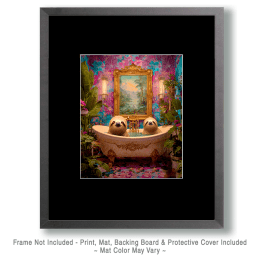 Sloths in a Bathtub Art