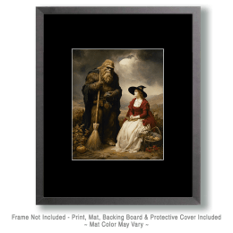 Early American Bigfoot with Pioneer Woman Art