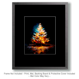 Abstract X-Mas Tree Art