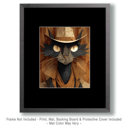 Gumshoe Cat Art