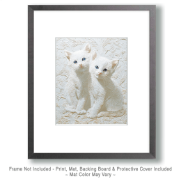 White Kittens Art