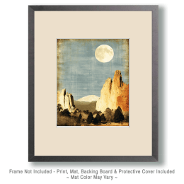 Antique Style Garden of the Gods Art