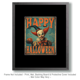 Halloween Clown Sign Art