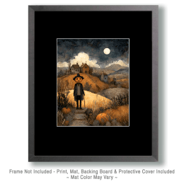 Pumpkinhead on a Walk Art