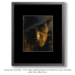 Abstract Witch Face Art