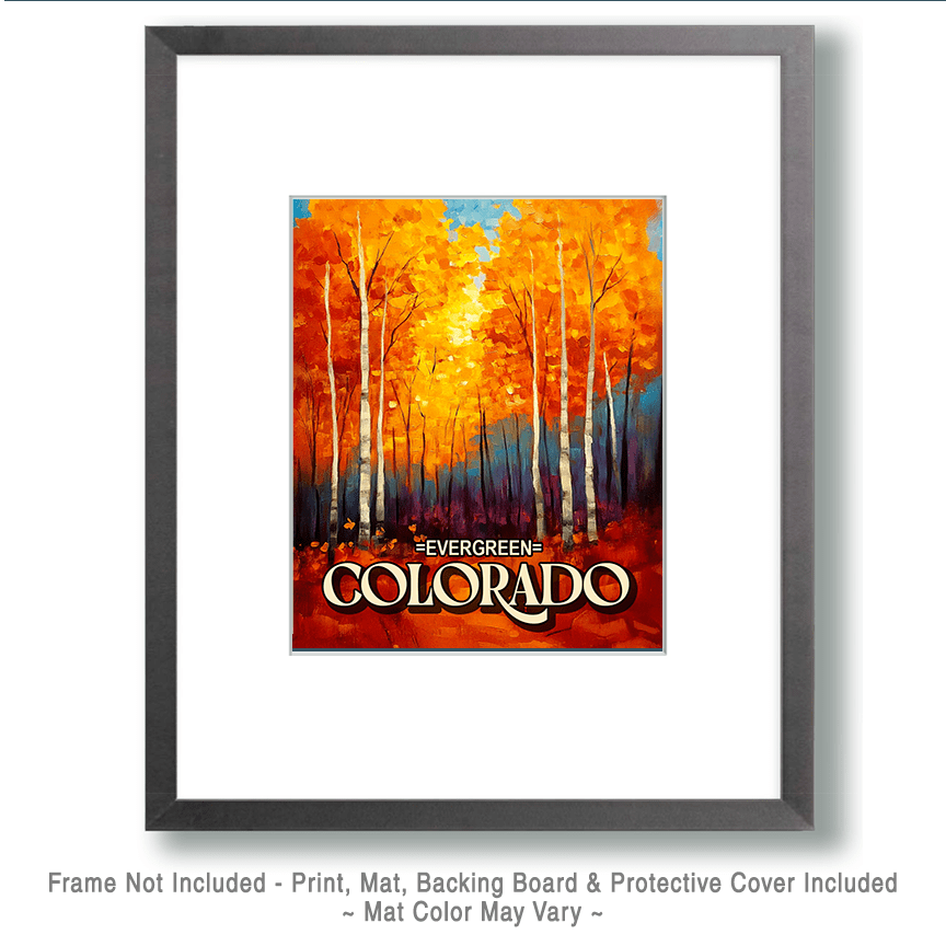 Evergreen Fall Colors Art