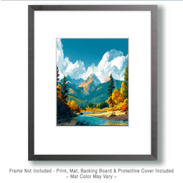 Mountains Midday Art