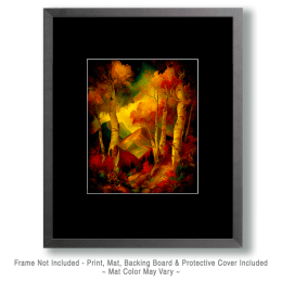 Antique Style Aspens Art