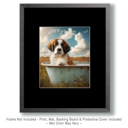 Scout Gets a Bath Art