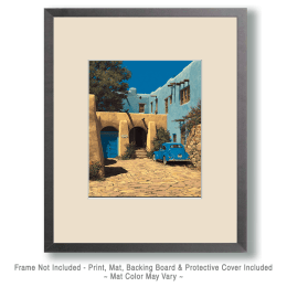 Blue Bug by Blue Adobe Art