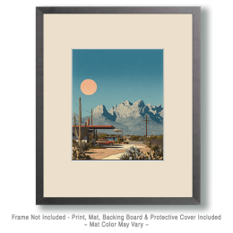 50's Style Desert Stop Art