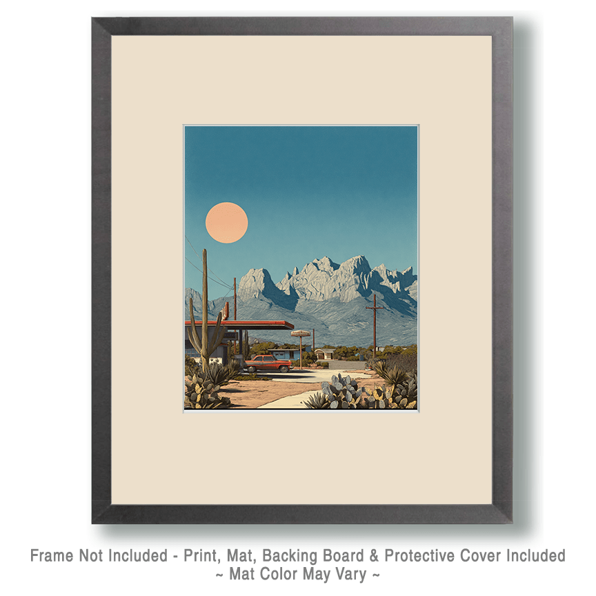 50's Style Desert Stop Art