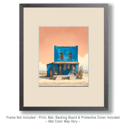 Musician's Desert Home Art