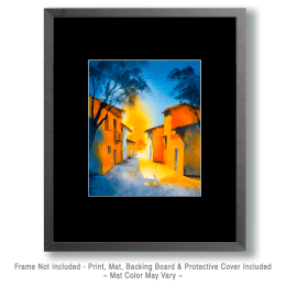 Taos Back Road on Bright Morning Art