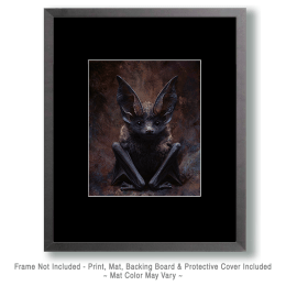 Bat Portrait Art