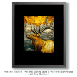 Stylized Elk Art