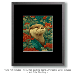 Stylized Otter Art