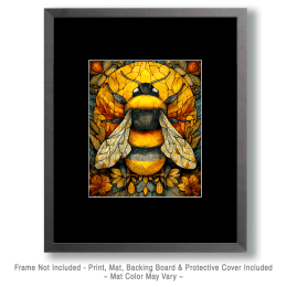 Stylized Bumblebee Art
