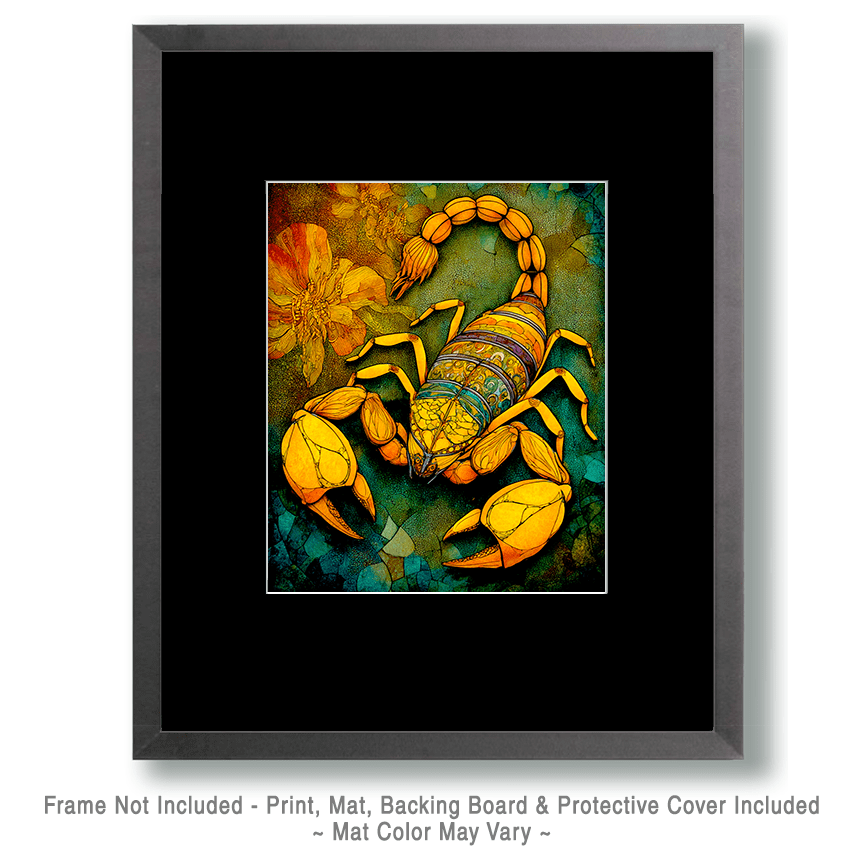 Stylized Scorpion Art