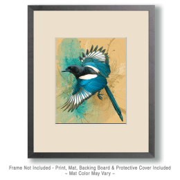 Flying Magpie Art