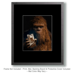 Bigfoot Skateboard Brag Art