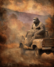 Bigfoot Waiting for the Driver