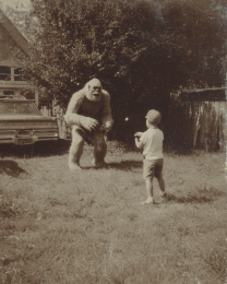 Bigfoot Plays Catch