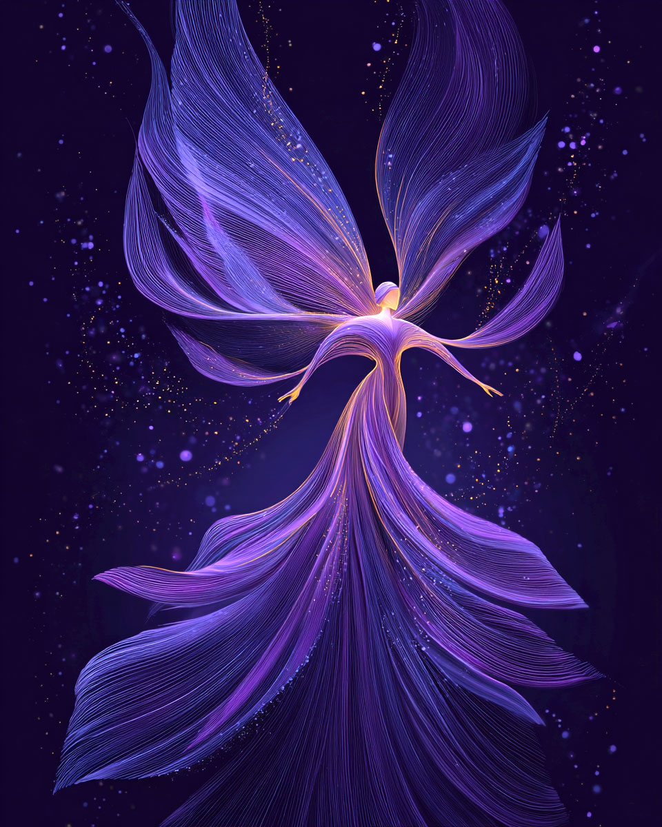 Purple Airy-Fairy