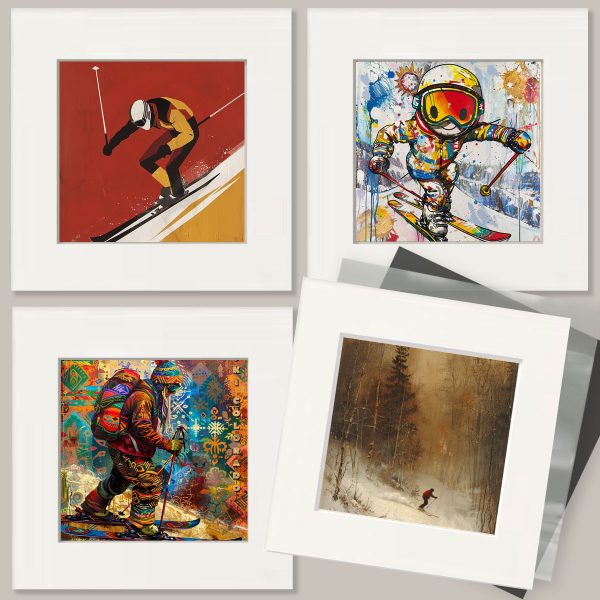 Wholesale Ski Art Prints