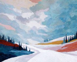 Snow Covered Road