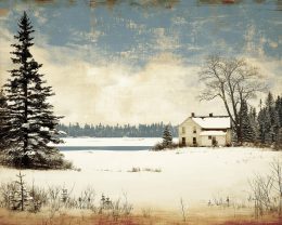 Vintage Winterscape