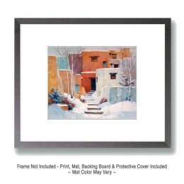 Adobe Winterscape Art
