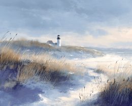 Far Lighthouse Winterscape