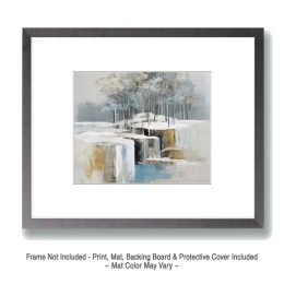 Peaceful Evening Winterscape Art