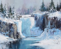 Frozen Falls Winterscape