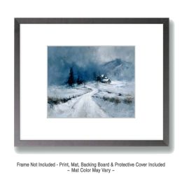Rural Stormy Day Art