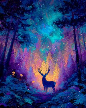 Magical Buck Deer