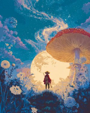 Giant Amanita Magic Mushroom