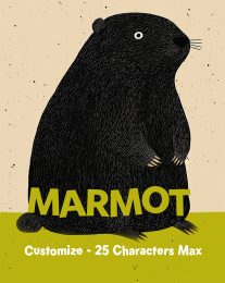 Customizable Playful Marmot Art Print