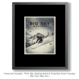 Grunge Big Sky Montana Art