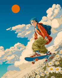 Iketeru Skateboarder